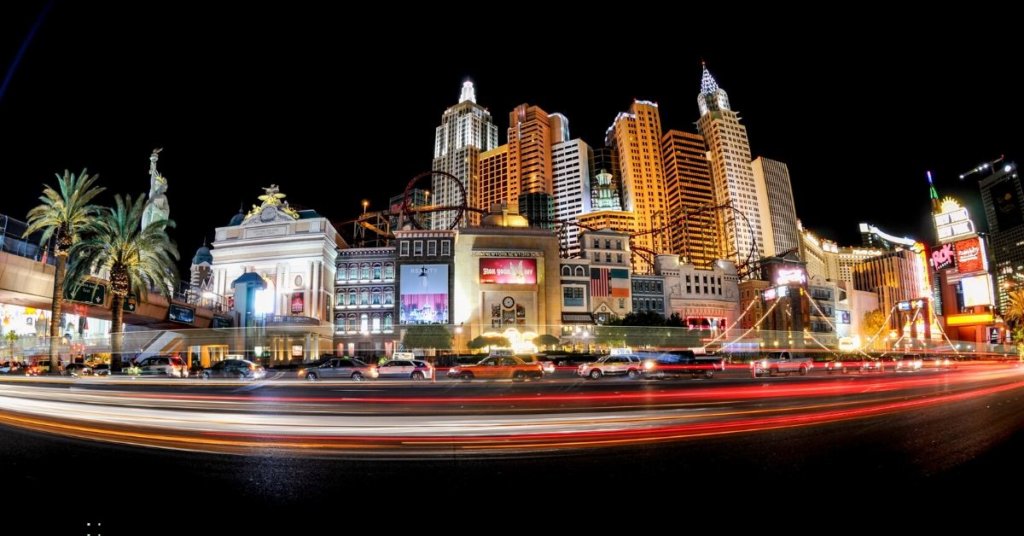 Skyline photo of the Vegas strip
