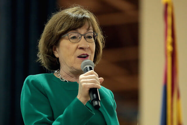 Susan Collins says it's 'extremely disappointing' people are demanding action after mass shootings