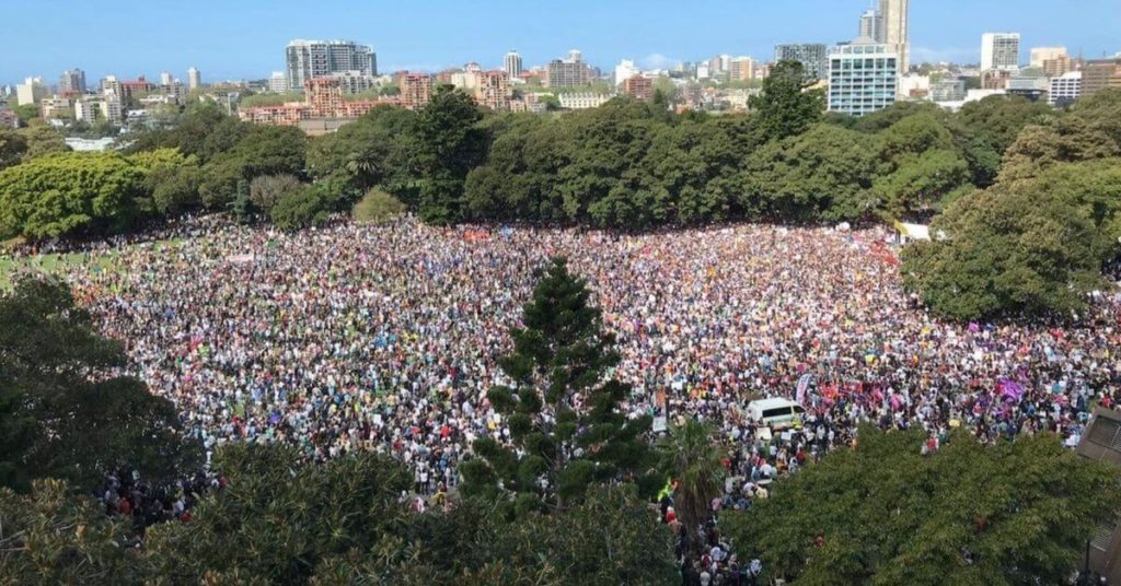 Climate demonstrators