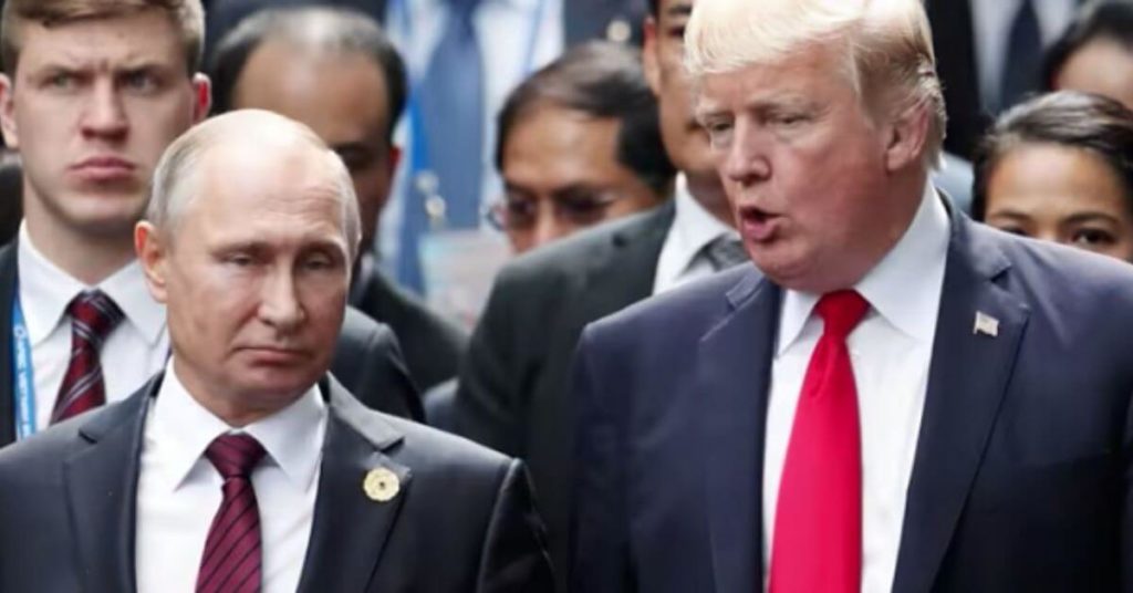 Trump talking to Putin