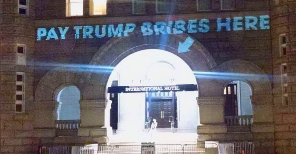 Barr bribes boss? This Sunday, the AG will spend $30,000 at a Trump hotel for a family holiday.