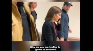 ‘Walking away from your constituents’: Watch GOP Sen. Martha McSally ignore veterans 1