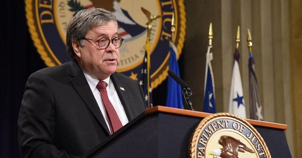 A photograph of AG Barr speaking.