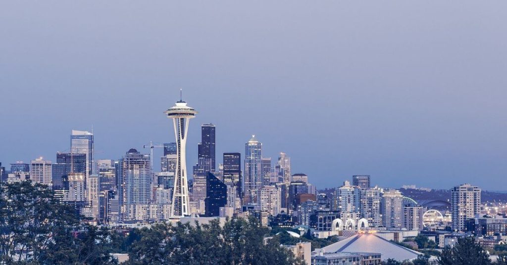 Skyline photo of Seattle, Washington
