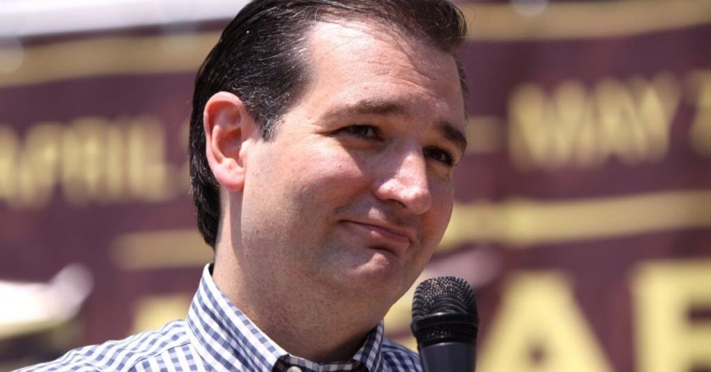 Ted cruz speaking at an event