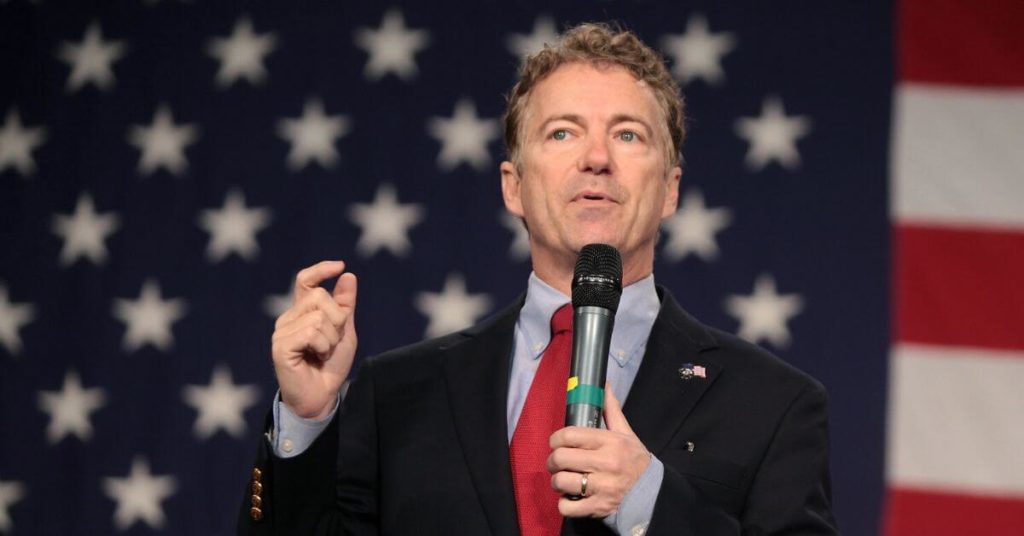 A photograph of Senator Rand Paul.