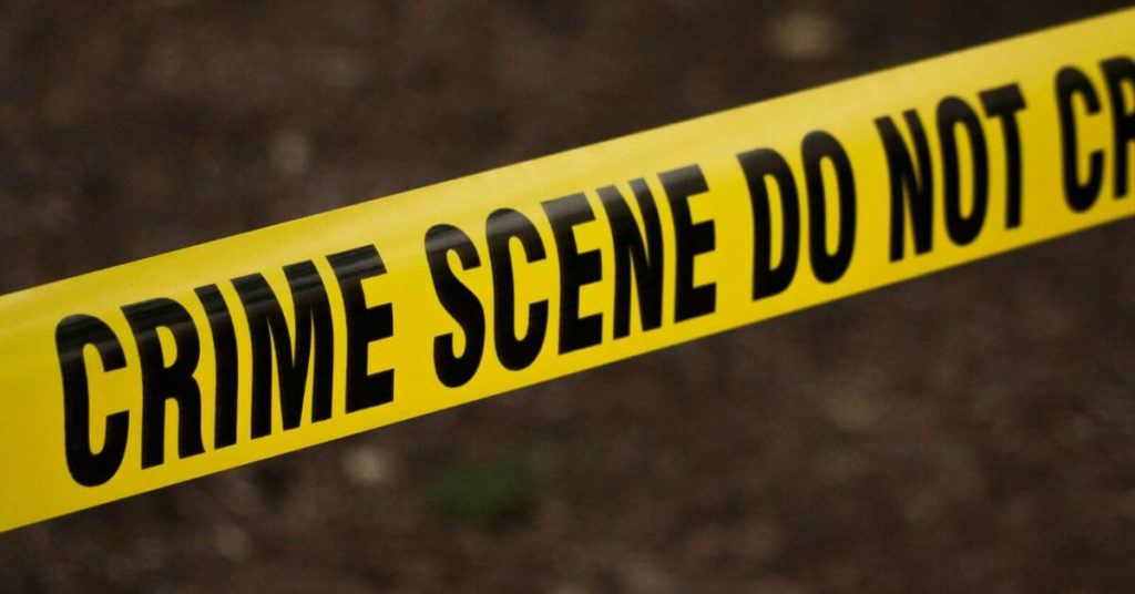 A photo of crime scene tape
