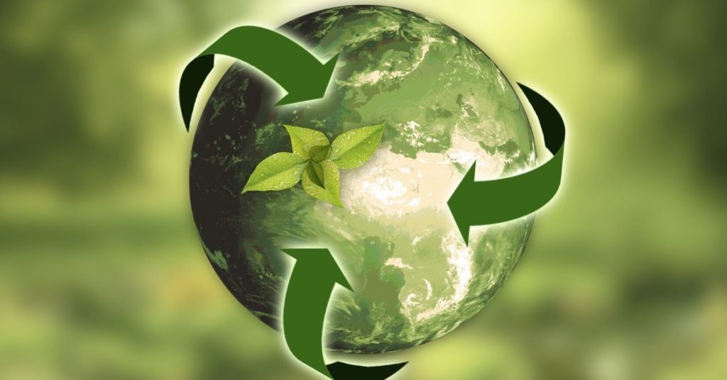 Cartoon rendering of earth