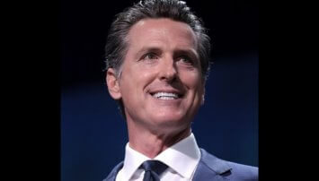 A photograph of California Governor Gavin Newsom.