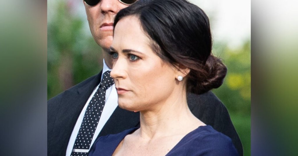 Profile shot of Stephanie Grisham