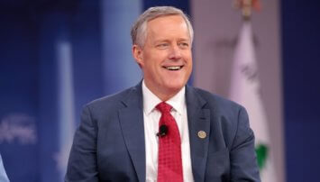 Mark Meadows smiling at an event