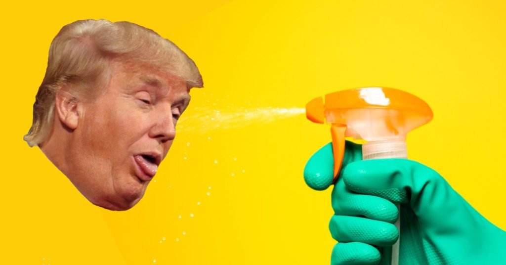 Trump suggests we shoot up disinfectants. Twitter erupts. 1