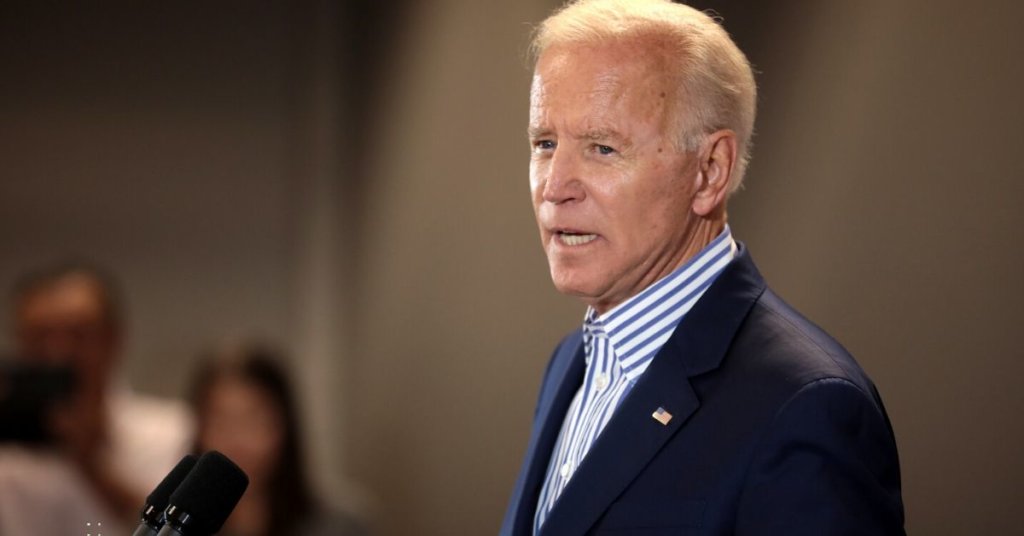 Joe Biden speaking at an event