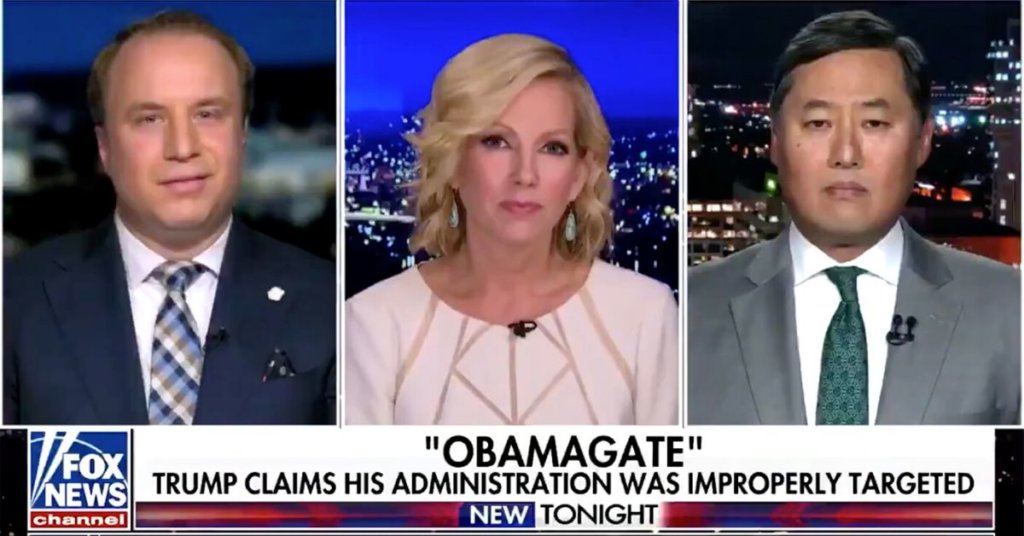 Screenshot from a Fox News program