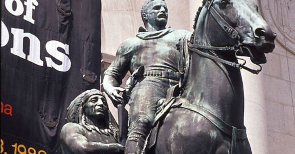 Theodore Roosevelt statue will be removed from the front steps of the Museum of Natural History