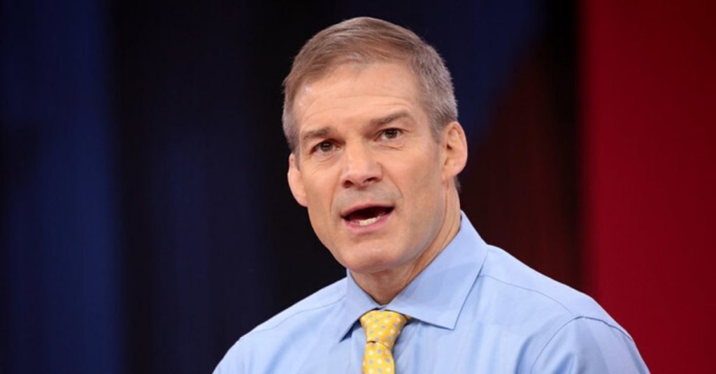 Jim Jordan with his mouth hanging open
