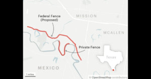 Trump built a privately funded border wall. It’s already at risk of falling down.