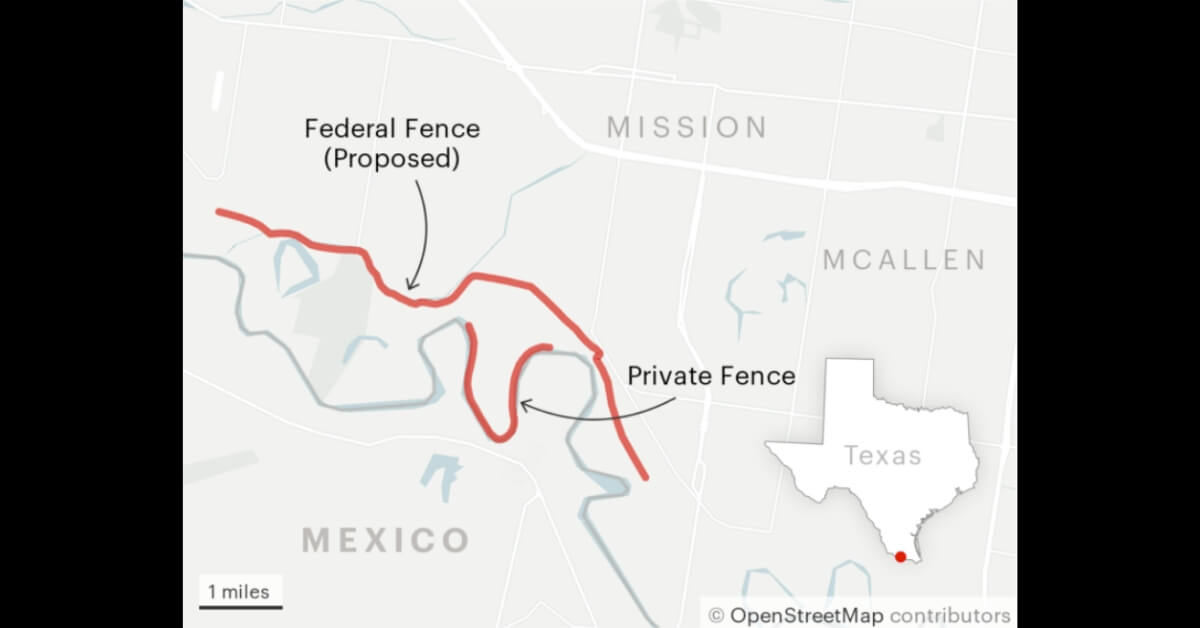 Trump built a privately funded border wall. It’s already at risk of falling down.