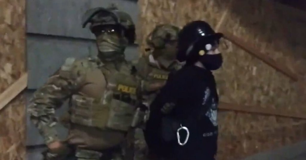 Trump condemned for authoritarian 'abuse of power' as secret Federal Police snatch protesters off Portland streets