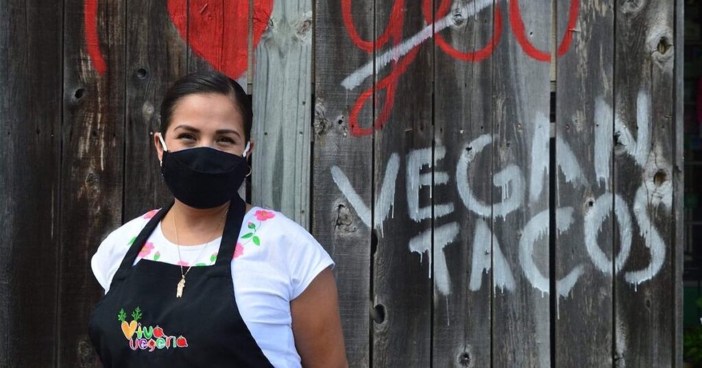 Viva Vegeria Vegan Tex-Mex Chef Gabriela Estrada.