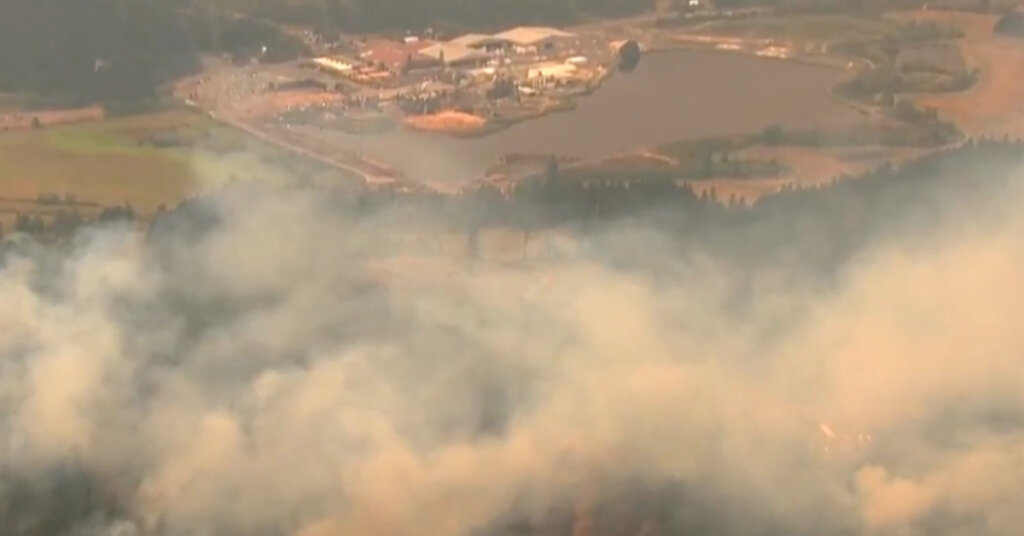 Wildfires are raging across Oregon.