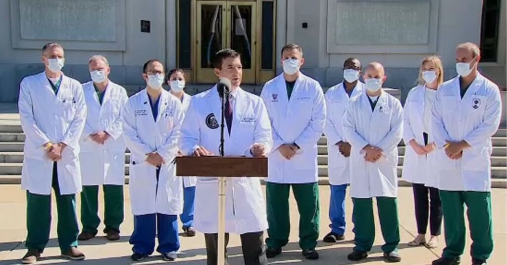 Presidents are contagious too: The sick old man at the Walter Reed should listen to his medics, not his spin doctors. 1