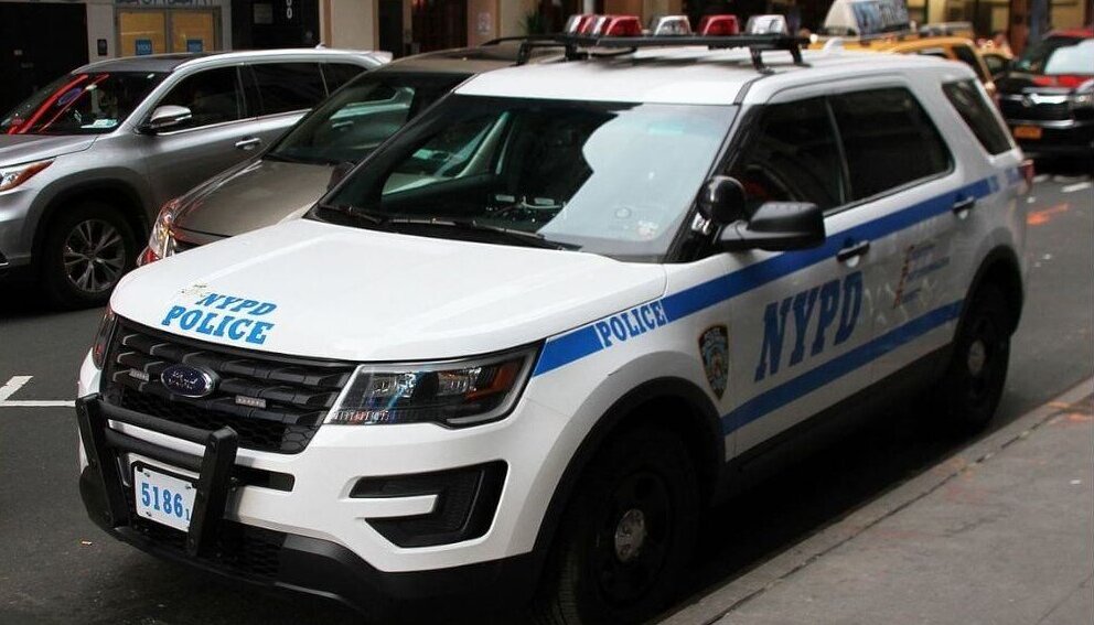 NYPD vehicle parked in NYC