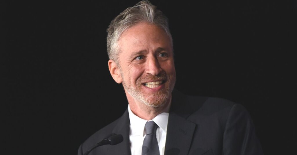 Jon Stewart, co-emcee at the USO of Metropolitan Washington-Baltimore's 35th Annual Awards Dinner, Arlington, Va., March 21, 2017. 